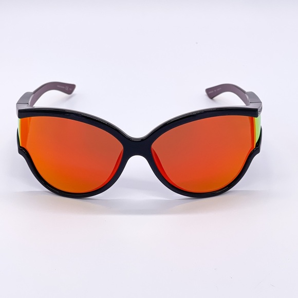 NEW BB0038SA 004 UNISEX BALENCIAGA SUNGLASSES BB0038S ORANGE - Picture 3 of 12